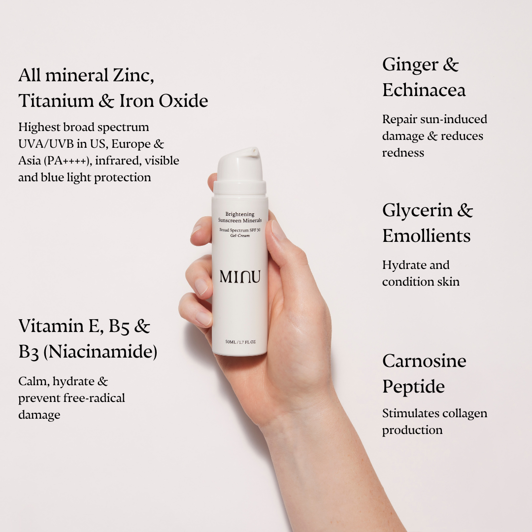 Brightening Sunscreen Minerals